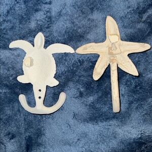 Coastal themed wall hooks(1 pair)